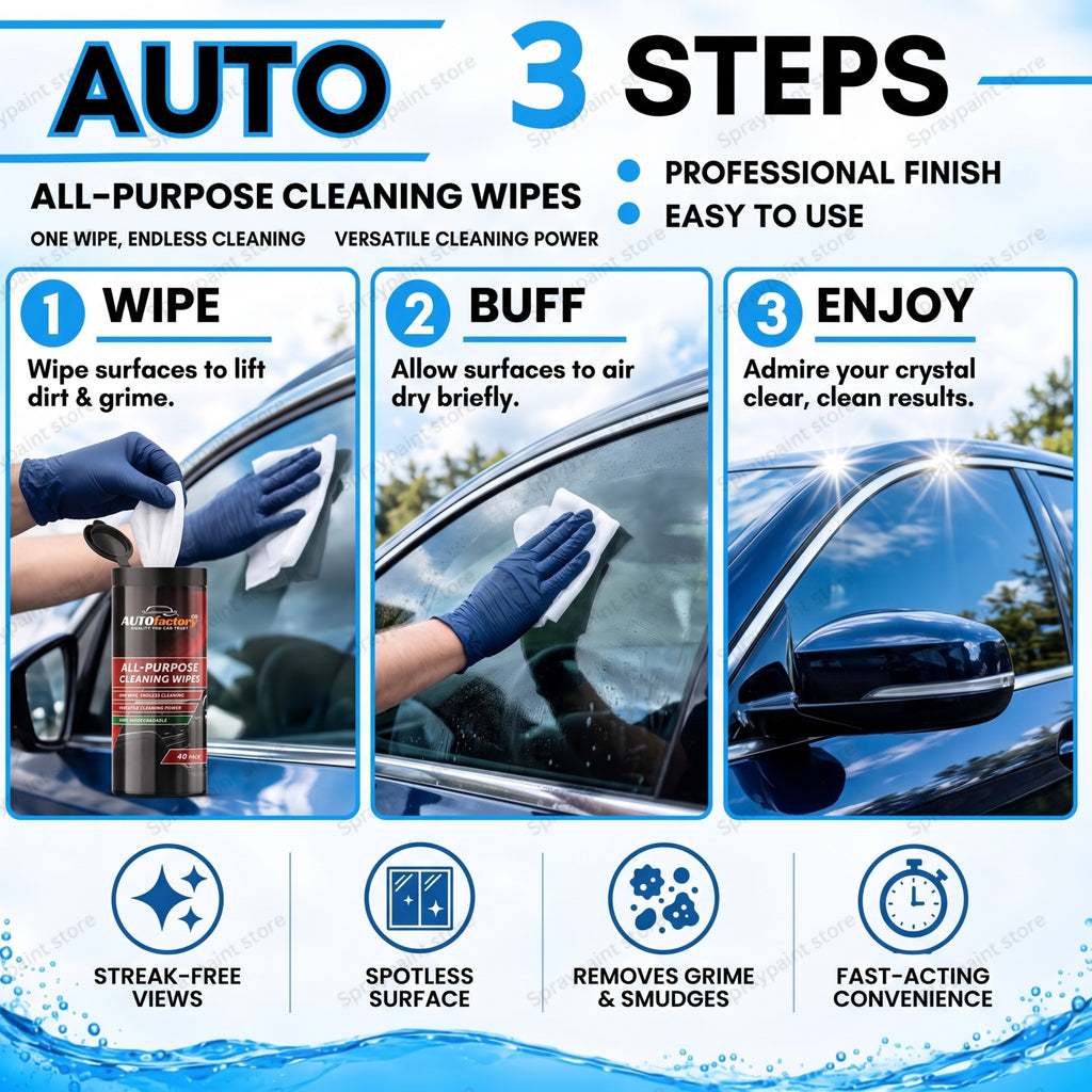 All Purpose cleaning wipes - 40pk