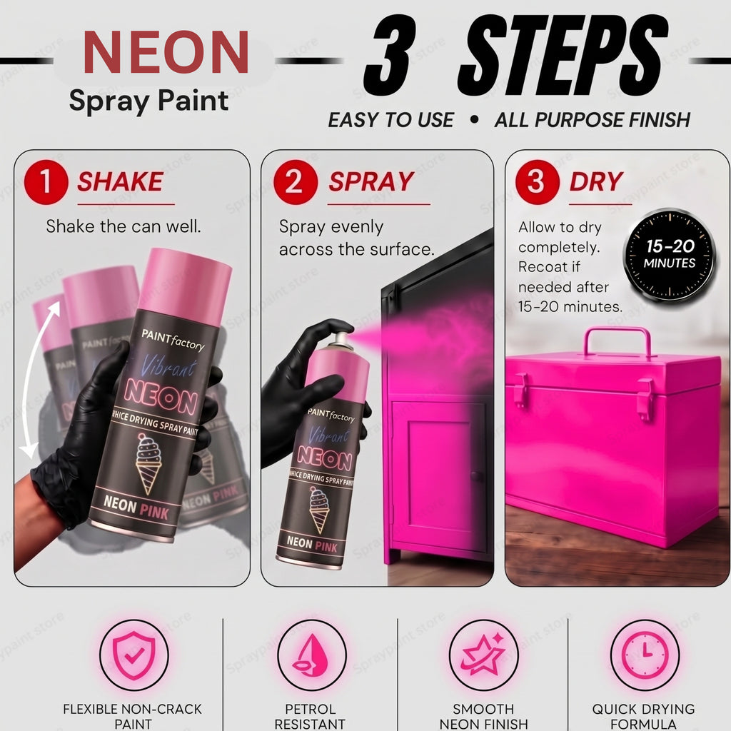Neon Spray Paint for Bright & Vibrant Finishes