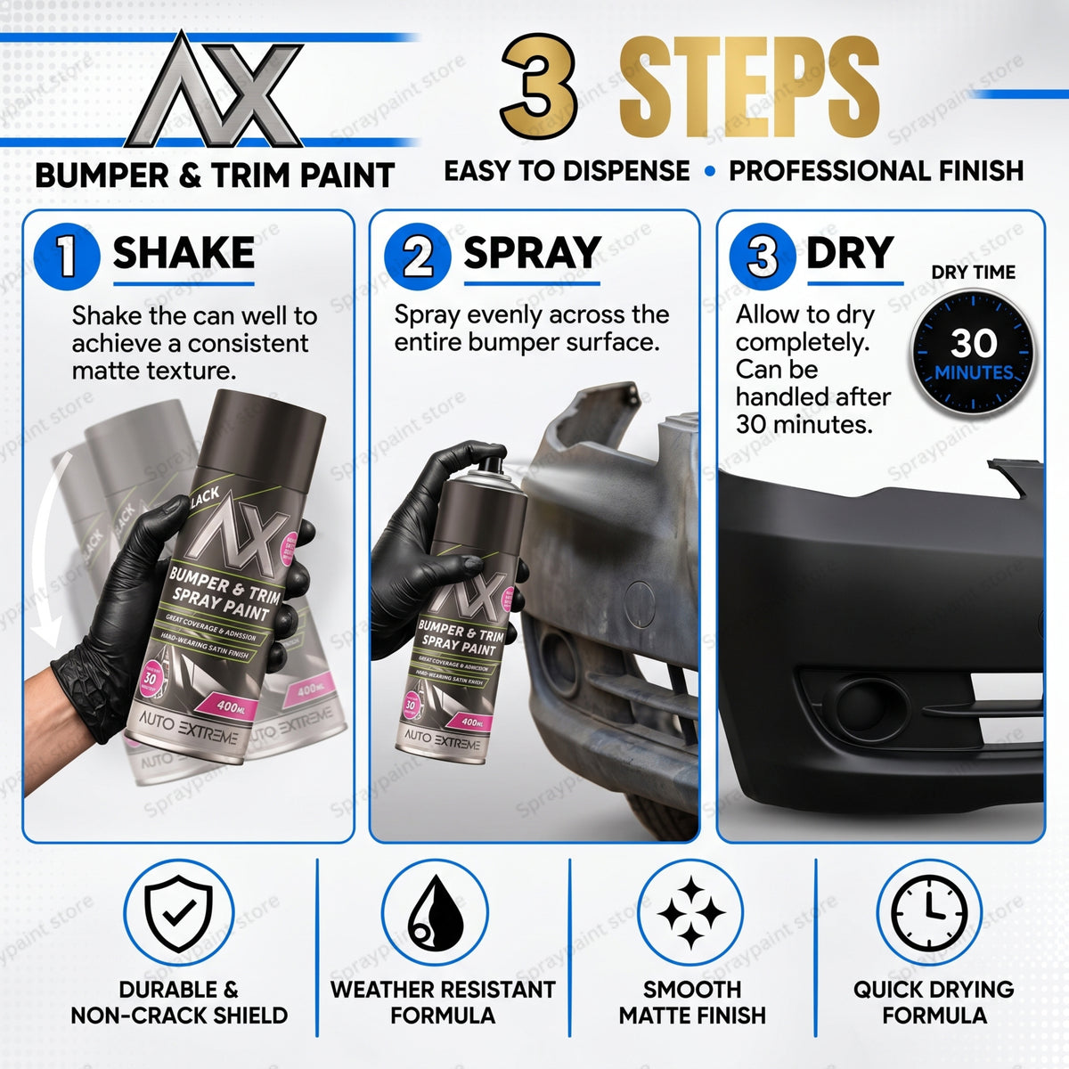 Auto Bumper & Trim 400ml
