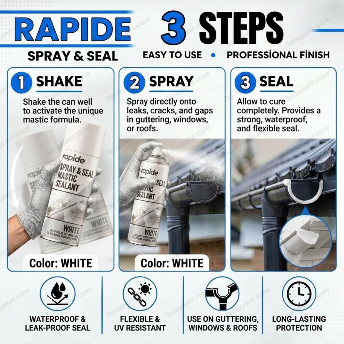 Spray Seal White 400ml