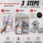 Pearlised Silver 400ml