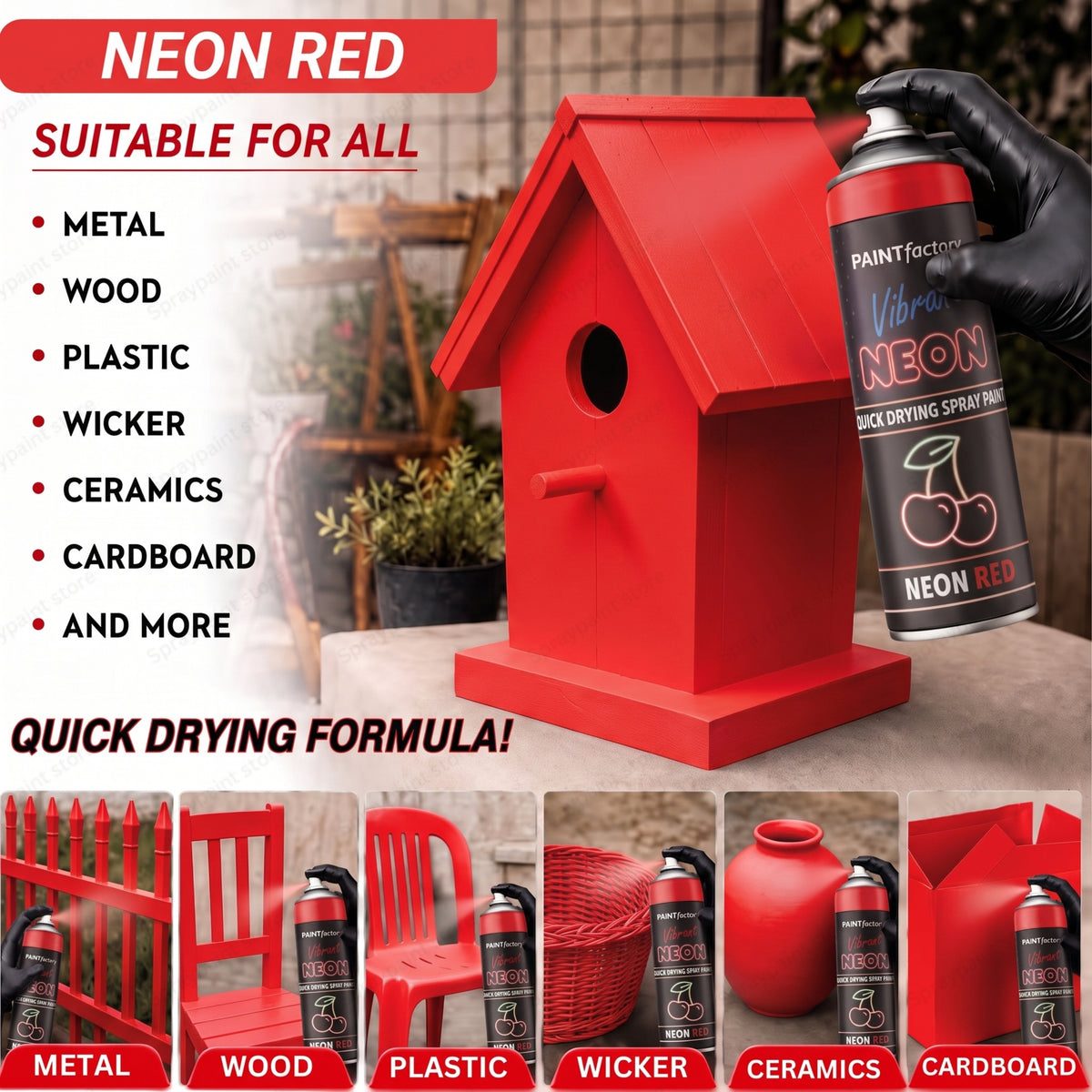Neon Red 200ml