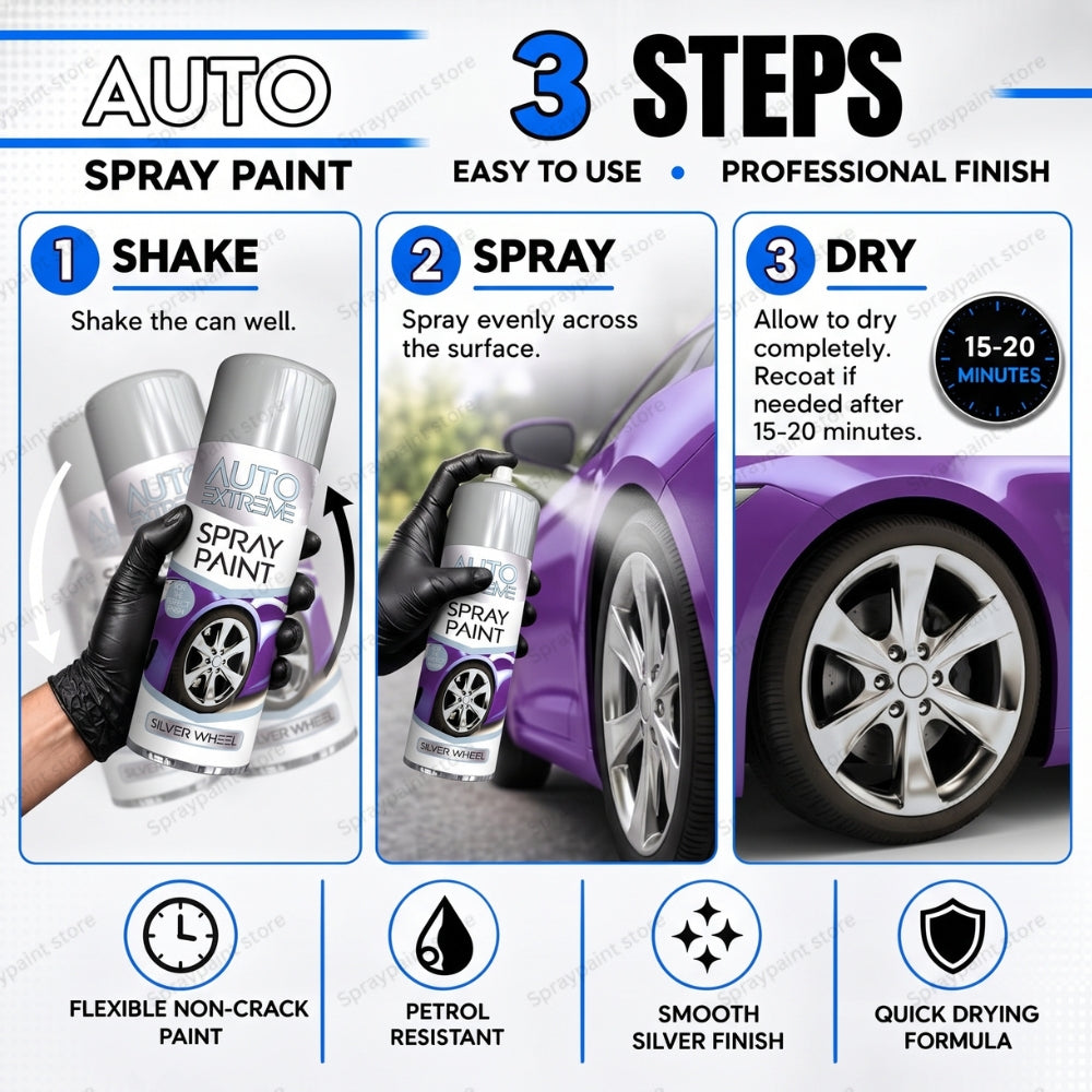 Auto Silver Wheel 250ml
