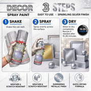 Metallic Xmas Silver 200ml