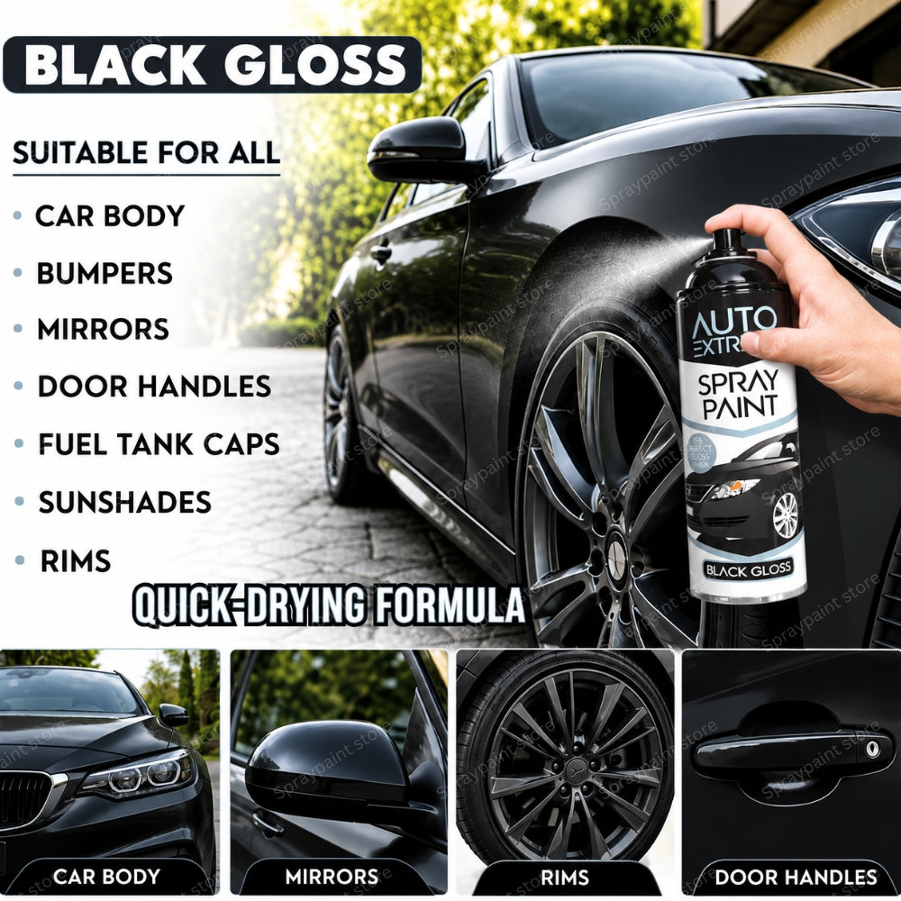 Auto Black Gloss 250ml