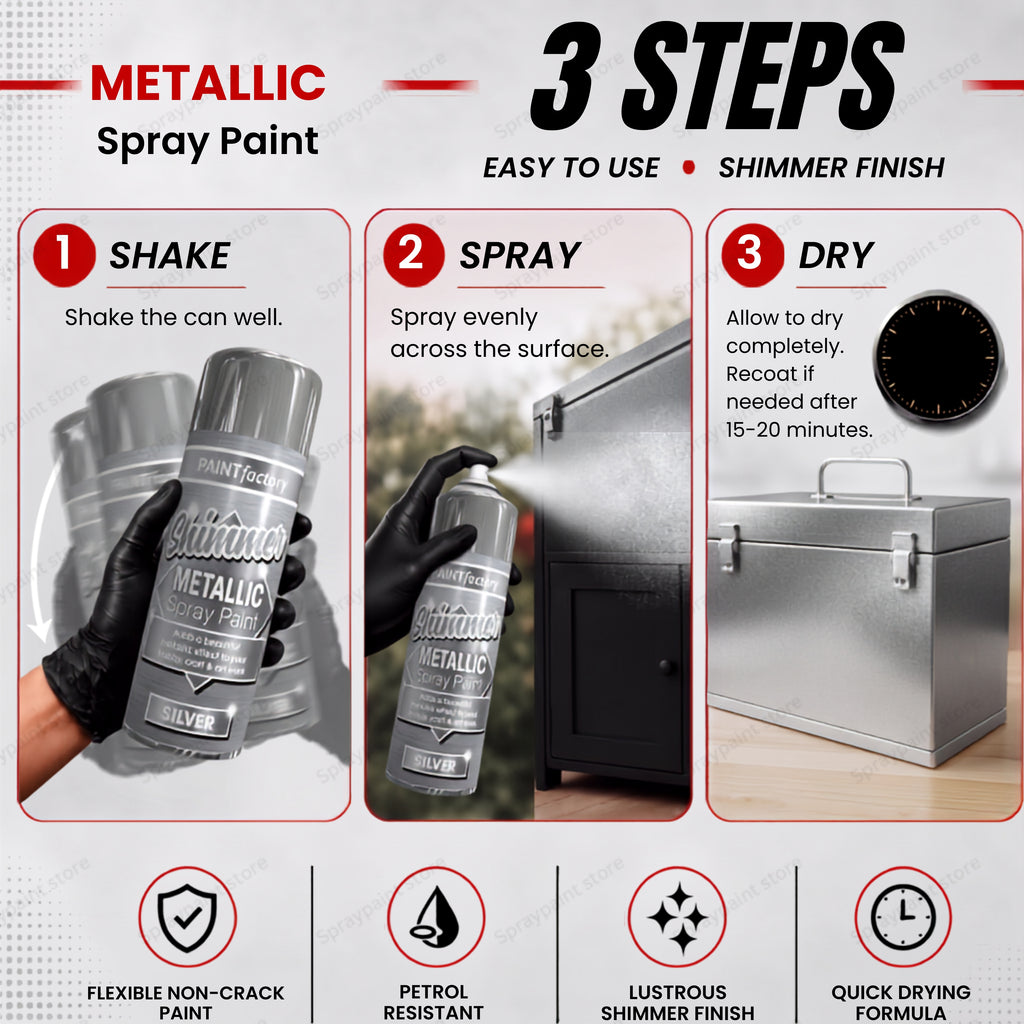 Metallic Silver 200ml
