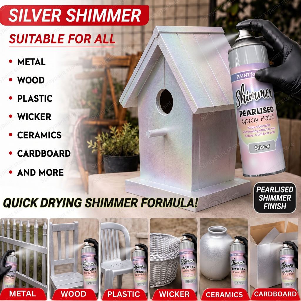 Pearlised Silver 400ml