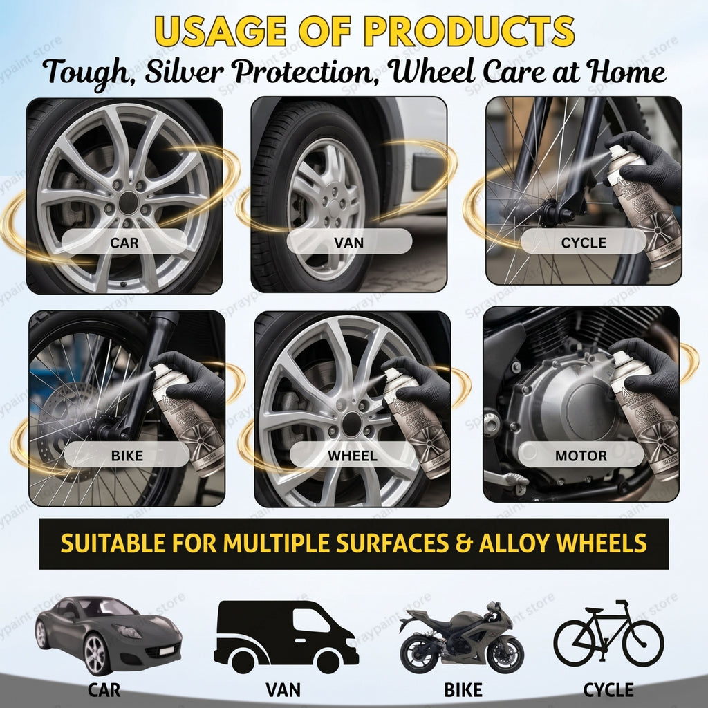 Alloy Wheel Silver 400ml
