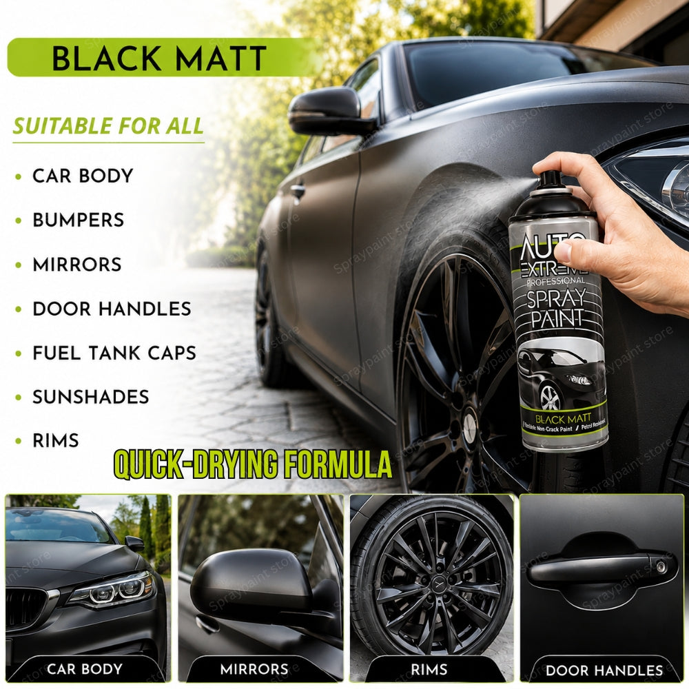 Auto Black Matt 400ml