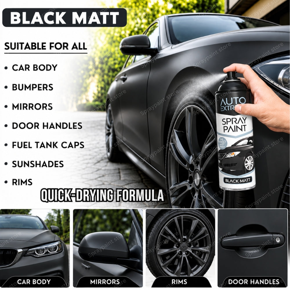 Auto Black Matt 250ml