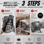 Metallic Gun Metal Grey 400ml