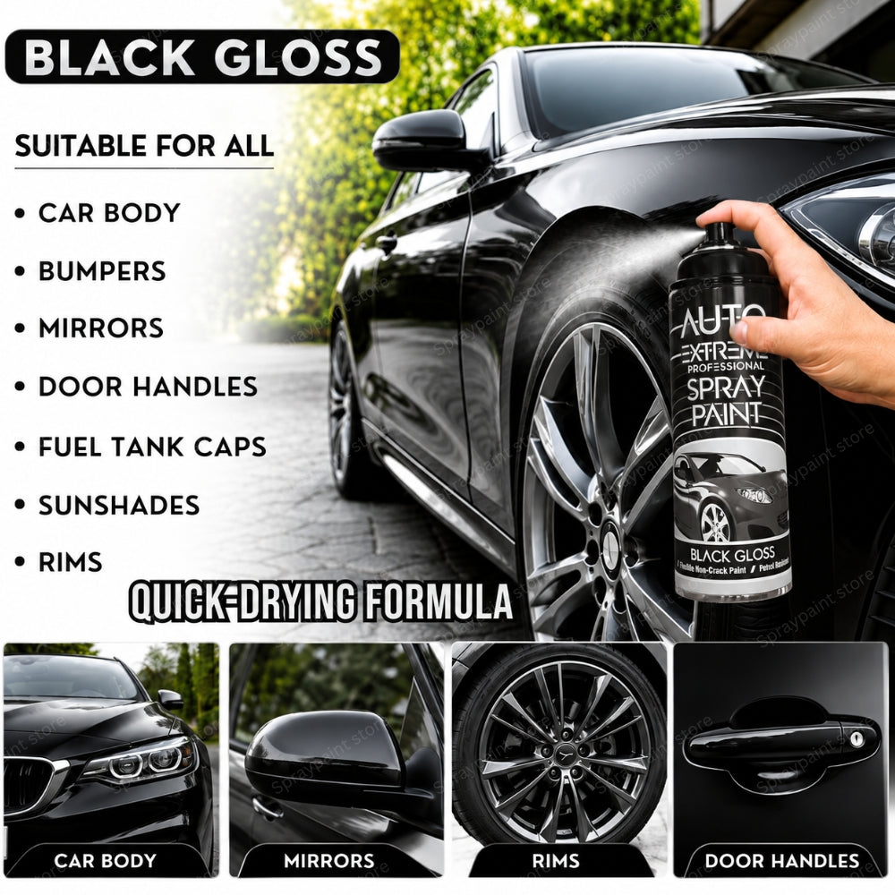 Auto Black Gloss 400ml