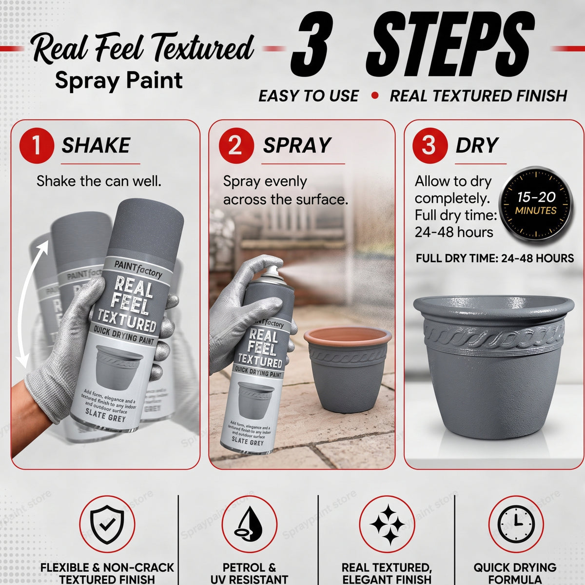 Textured Grey 400ml