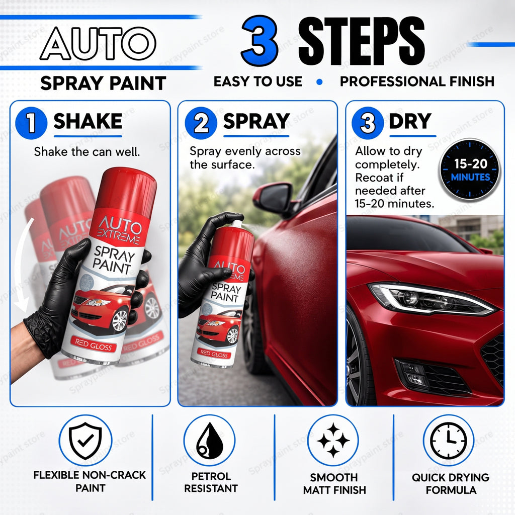Auto Red Gloss 250ml