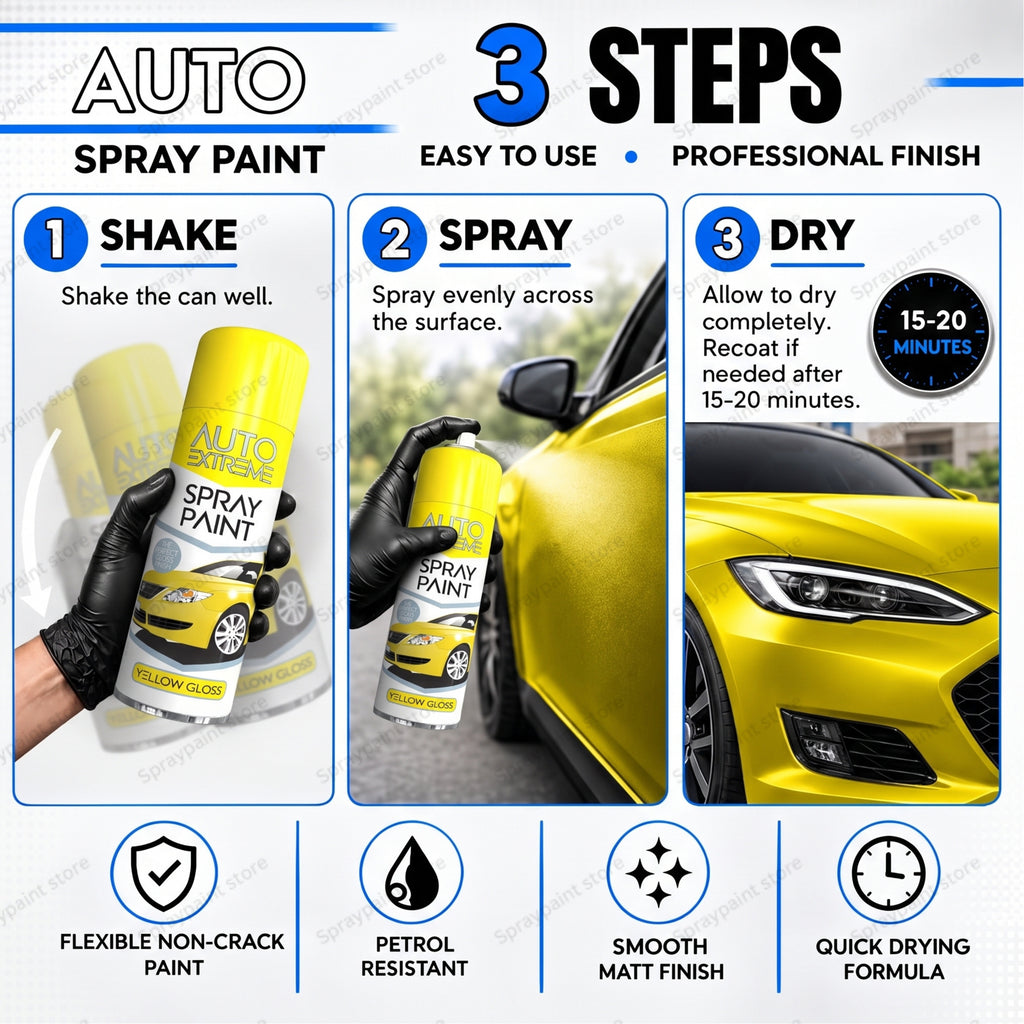 Auto Yellow Gloss 250ml