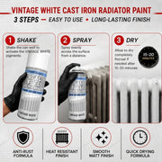 Radiator Vintage White 400ml