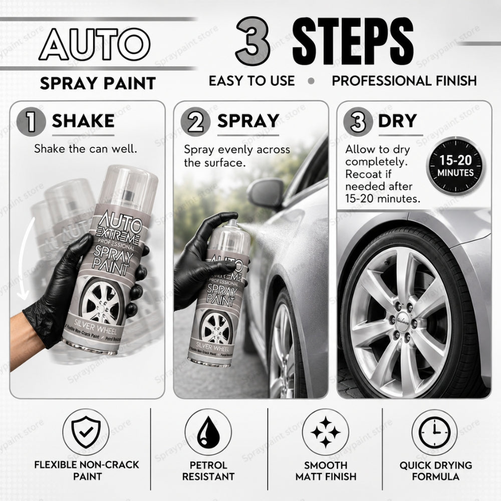 Auto Silver Wheel 400ml