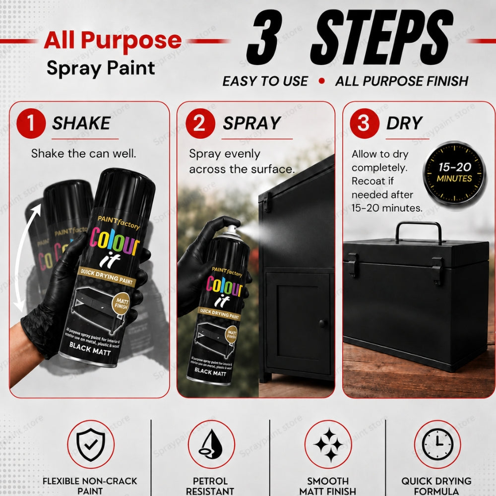 Black Matt 250ml - IT