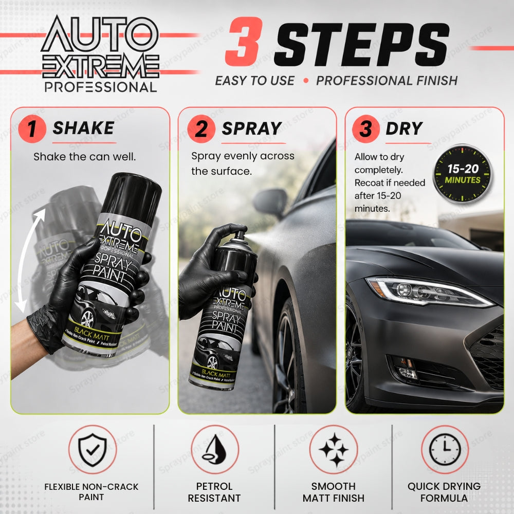 Auto Black Matt 400ml