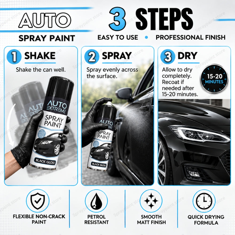 Auto Black Gloss 250ml