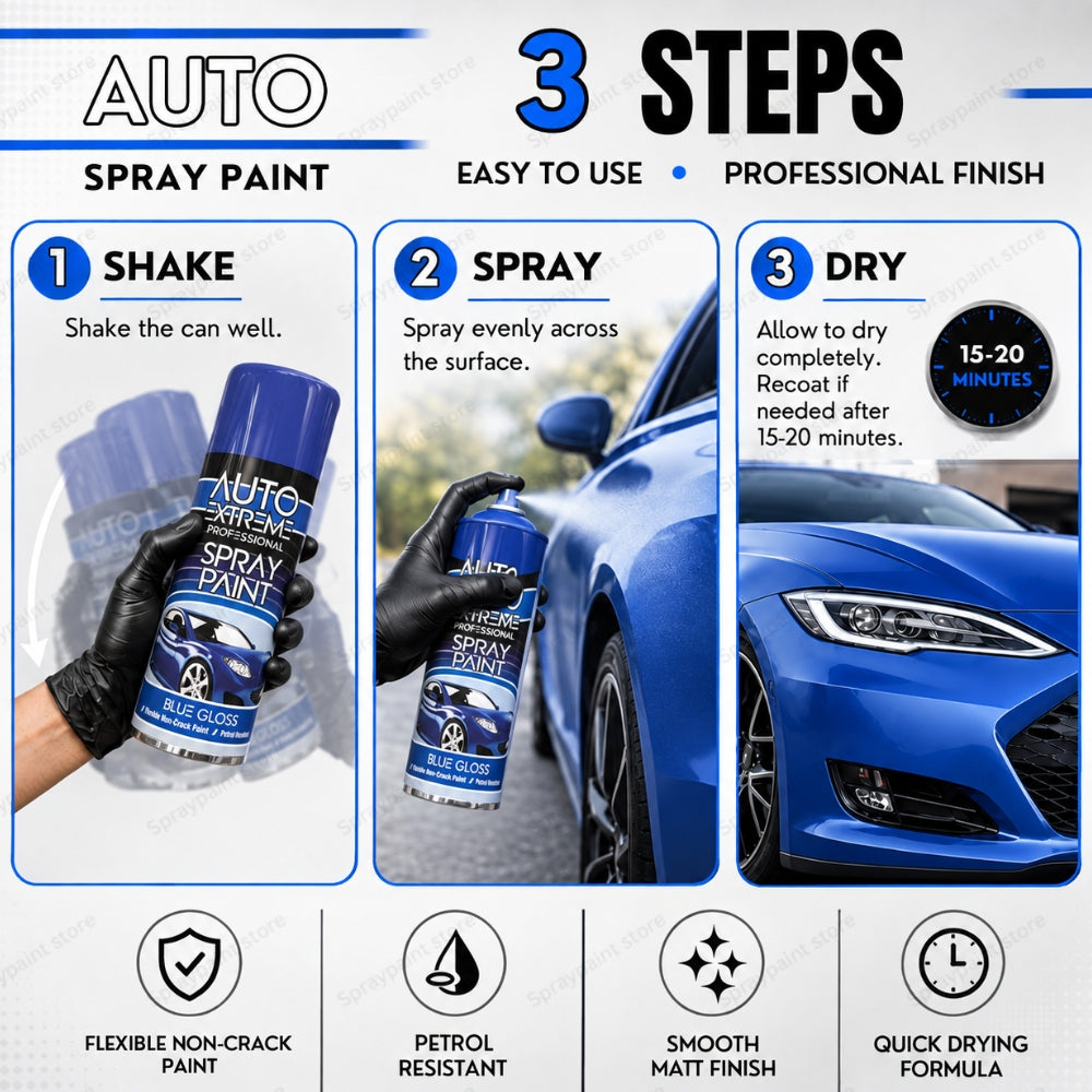 Auto Blue Gloss 400ml