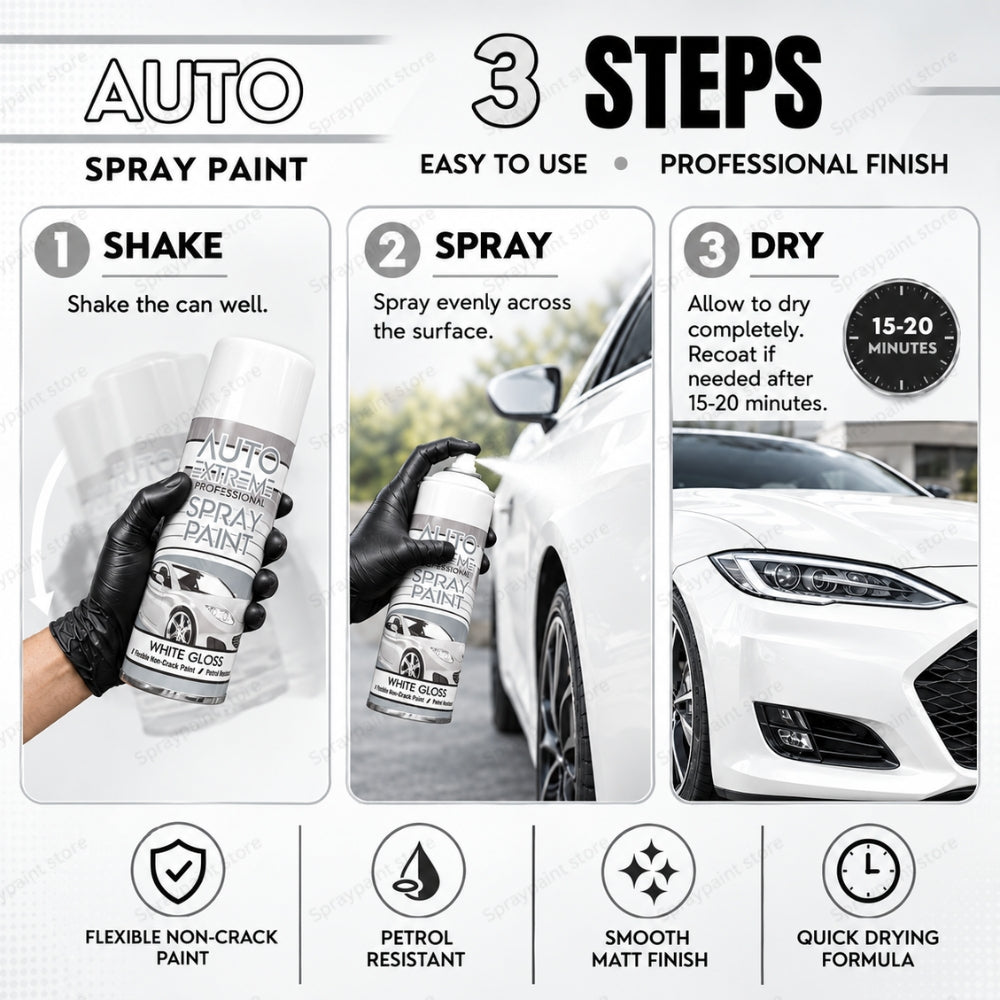 Auto White Gloss 400ml