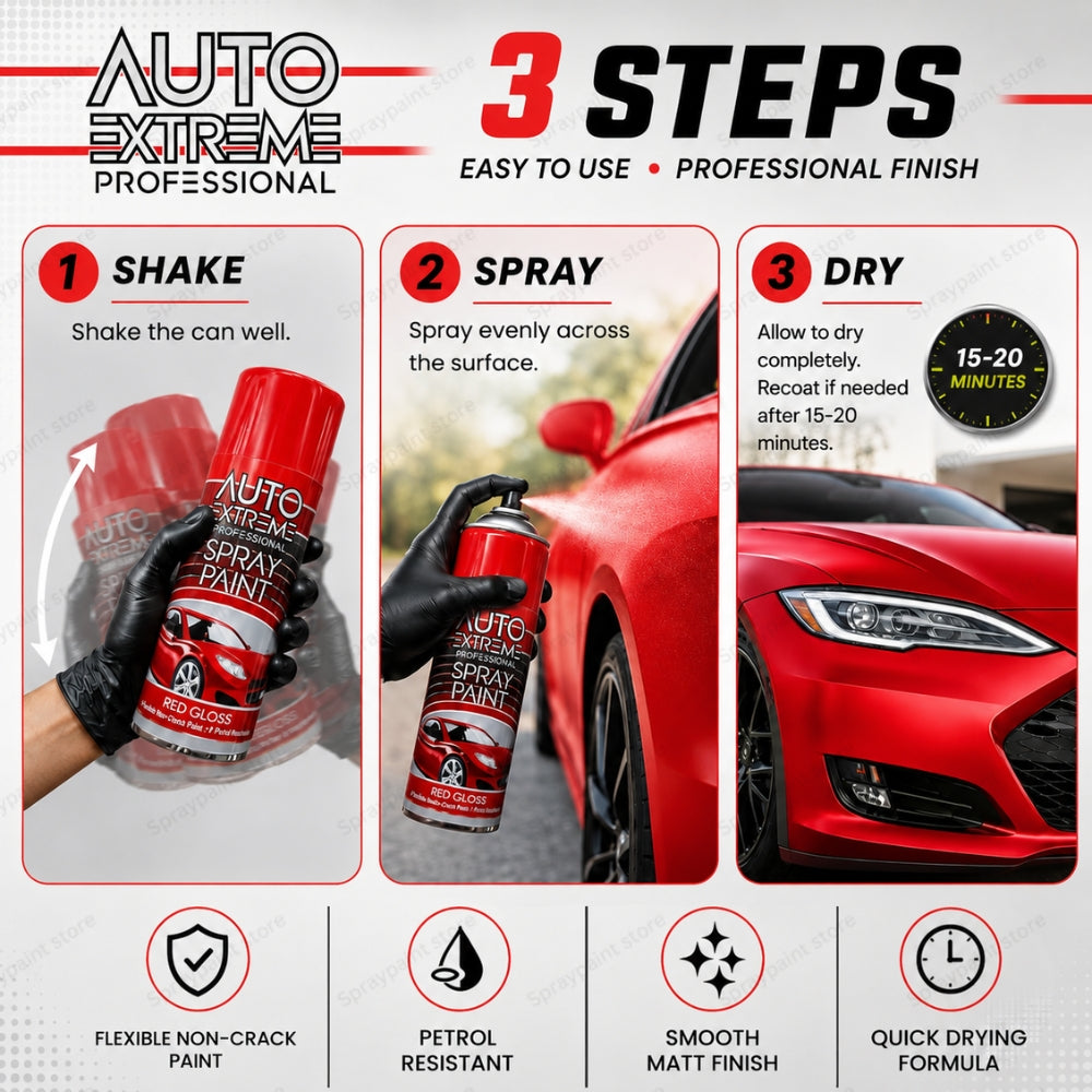 Auto Spray Paint for Cars, Van & Bikes