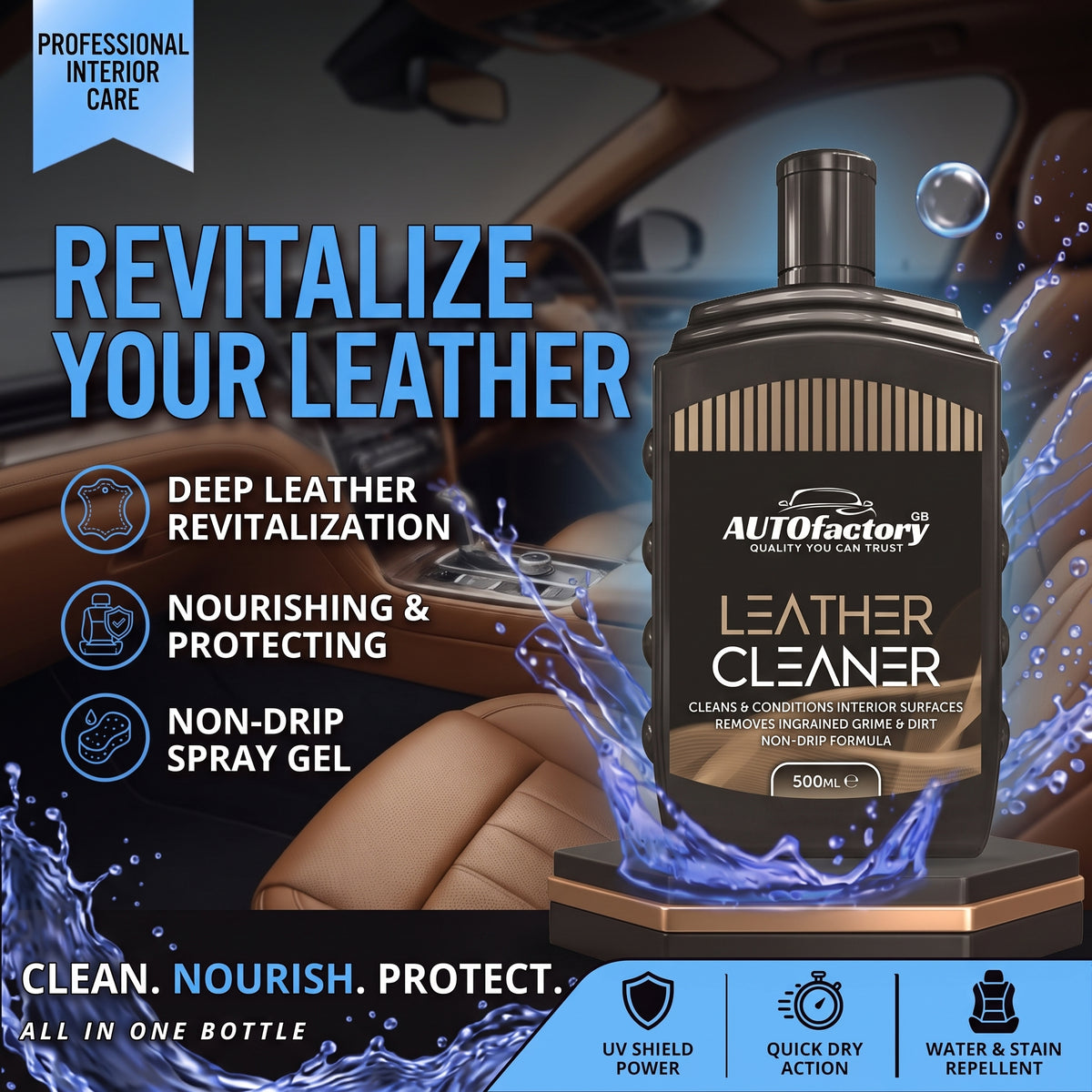 Leather Cleaner Polish 500ml