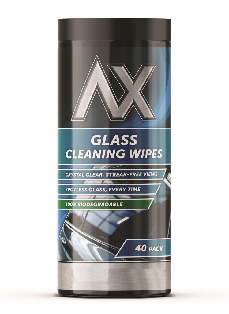 Glass Cleaning wipes - 40pk