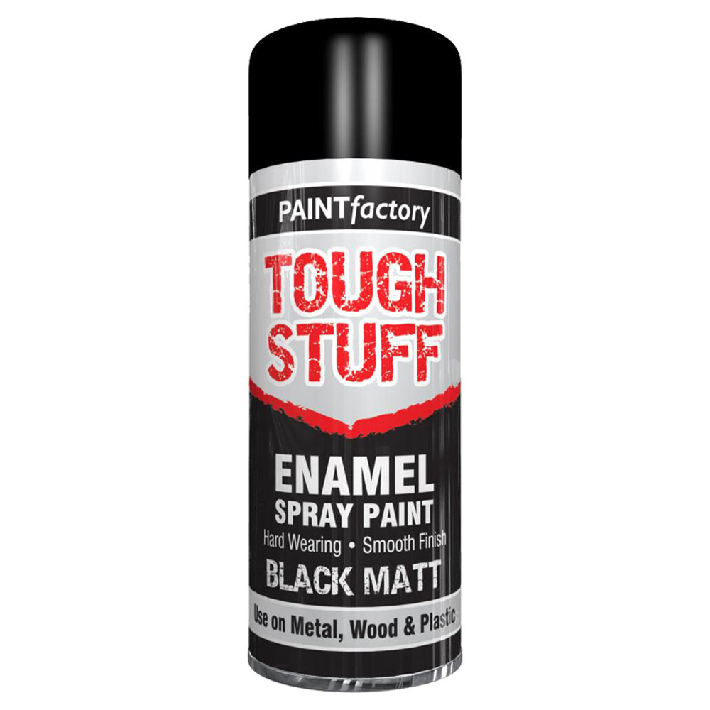 Enamel Black Matt 400ml - Spray Paint Store Enamel Black Matt 400ml