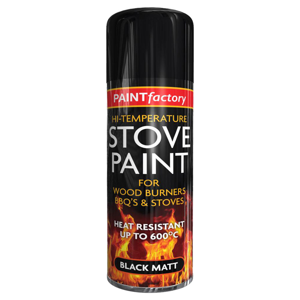 Hi-Temperature Black Matt 400ml - Spray Paint Store Hi-Temperature Black Matt 400ml