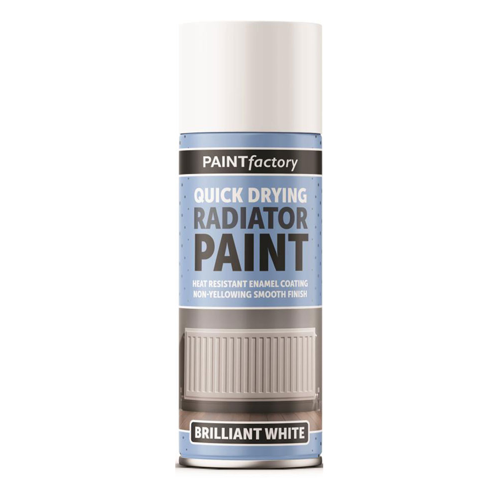 Radiator White Gloss 400ml - Spray Paint Store Radiator White Gloss 400ml